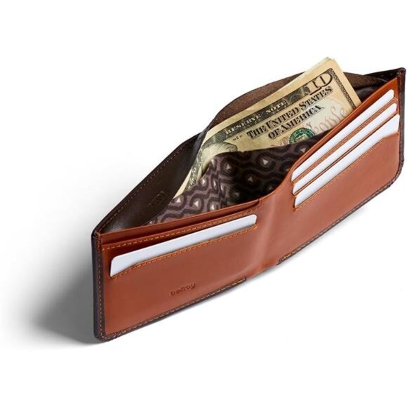 Hide & Seek Wallet (Slim Leather Bifold Design, RFID Protected, Holds 5-12 Cards - Picture 5 of 7